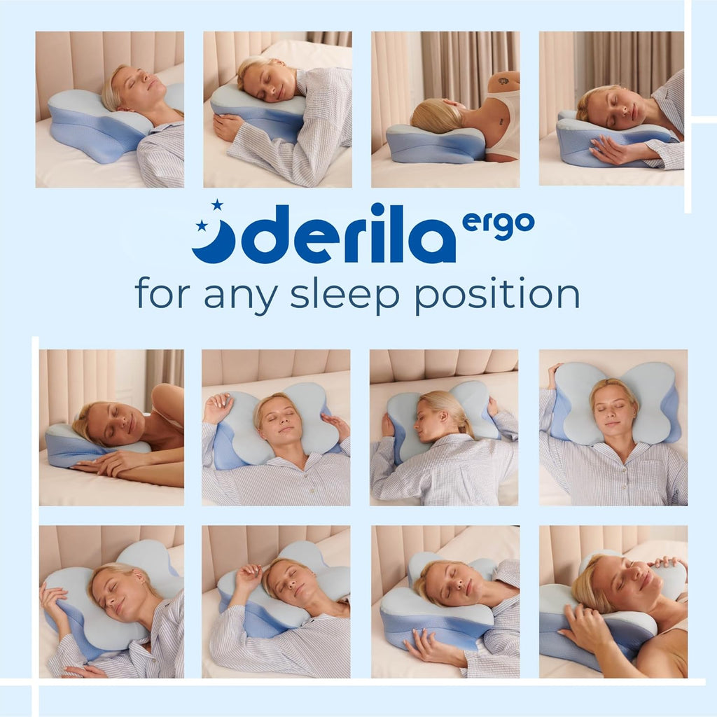 Ergonomic Cervical Neck Pillow for Pain Relief & Deep Sleep